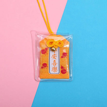 Japanese Prayer Omamori Pray Fortune Beauty Health Safety Lucky Charms Wealth Bag Guard Talisman Pendant Keychain Couple Gift - SS69