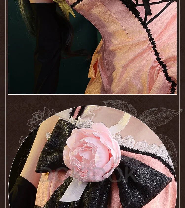 DokiDoki-SSR Ciel Phantomhive Cosplay Women Evening Dress Bustle Costume