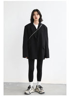 CHIC VEN Korean Autumn Winter Women's Sports Coat Casual Loose V-neck Sweatshirt for Women Thick Warm Tops Office Lady Female
