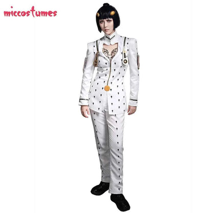 Miccostumes Men's Golden Wind Cosplay Costume Top and Pants Full Sets for Halloween Costume