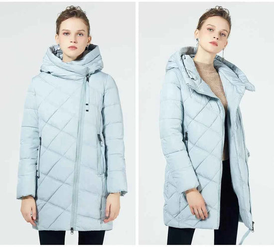 GASMAN 2022 Fashion Women Hooded Parka Down Winter Brand For Down Jacket Women Winter Thick Overcoat Women Jacets and Coat 18806