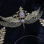 Baroque Gold Halo Headband Tiara - Lolita Vintage Goddess Style