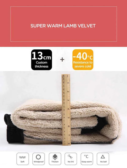 Women Winter Warm Leggings Thick Trousers Warm Fleece Plus Size Long Thicken Pants Fashion Casual Soild Color Leggings