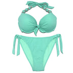 EONAR Women Bikini Offer Combined Size Swimsuit Push Up Bikini Sets Brazilian Bathing Suits Plus Size Swimwear Female XXL SS69