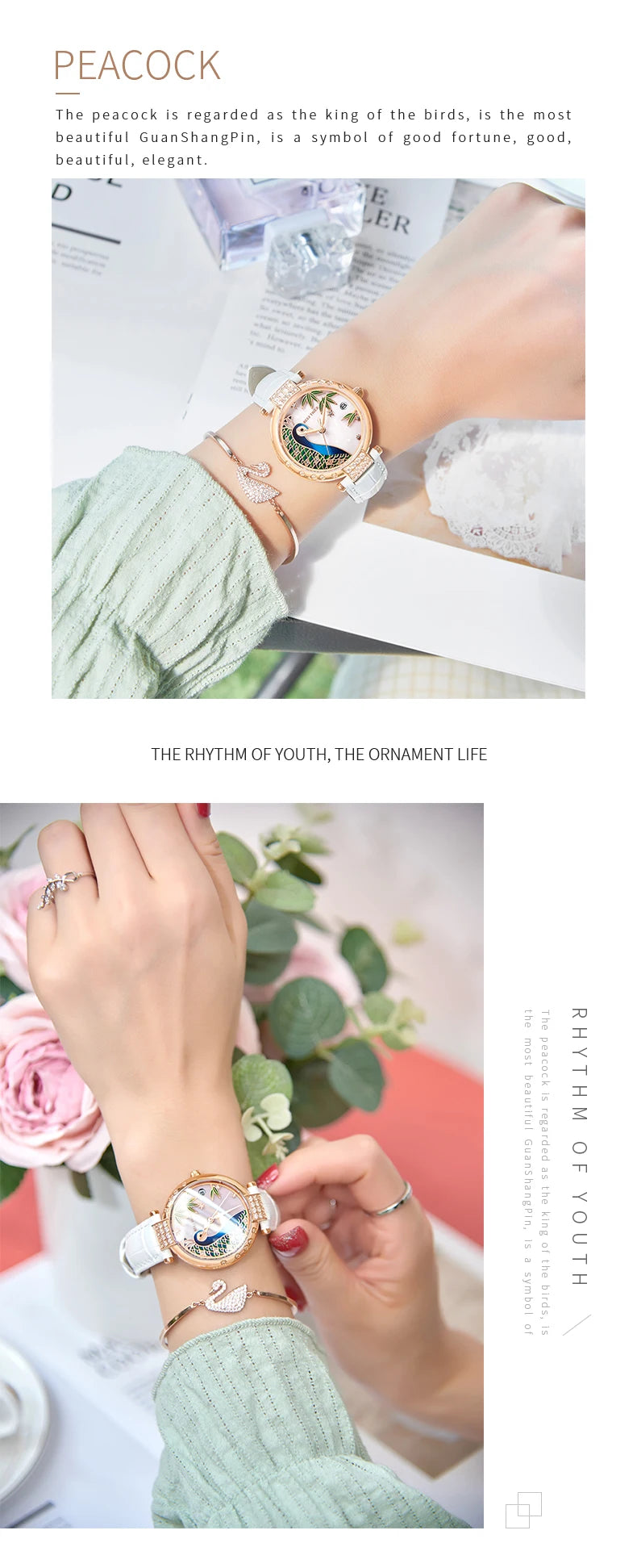 2020 New Reef Tiger/RT Top Brand Elegant Automatic Womens Watch Date Rose Gold Bracelet Watches RGA1587 SS69