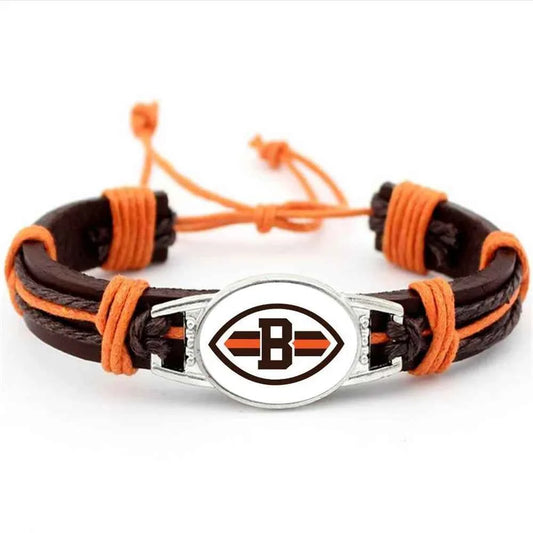 32 NFL Major League Football National Football League Leather Bracelet-Explosive Fashion Accessory