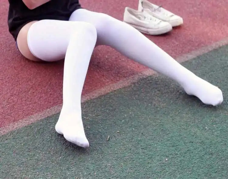 Japanese student socks cheerleading socks gym socks velvet stockings 70cm stockings cosplay socks lengthened