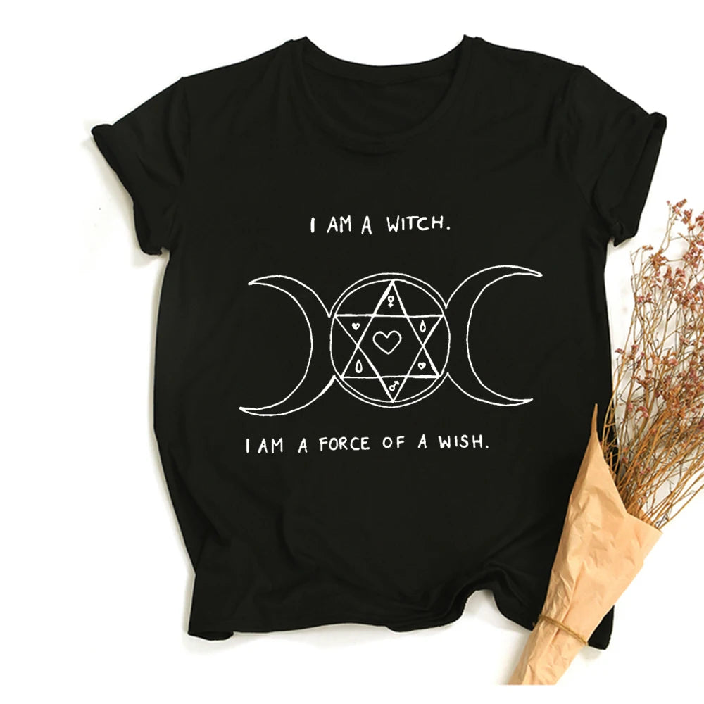 Witches Do It Better T-Shirt Black Gothic Tee Shirt Summer Fashion Halloween Party Tshirts Short Sleeve O-neck Printed Tee Shirt SS69