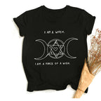 Witches Do It Better T-Shirt Black Gothic Tee Shirt Summer Fashion Halloween Party Tshirts Short Sleeve O-neck Printed Tee Shirt SS69