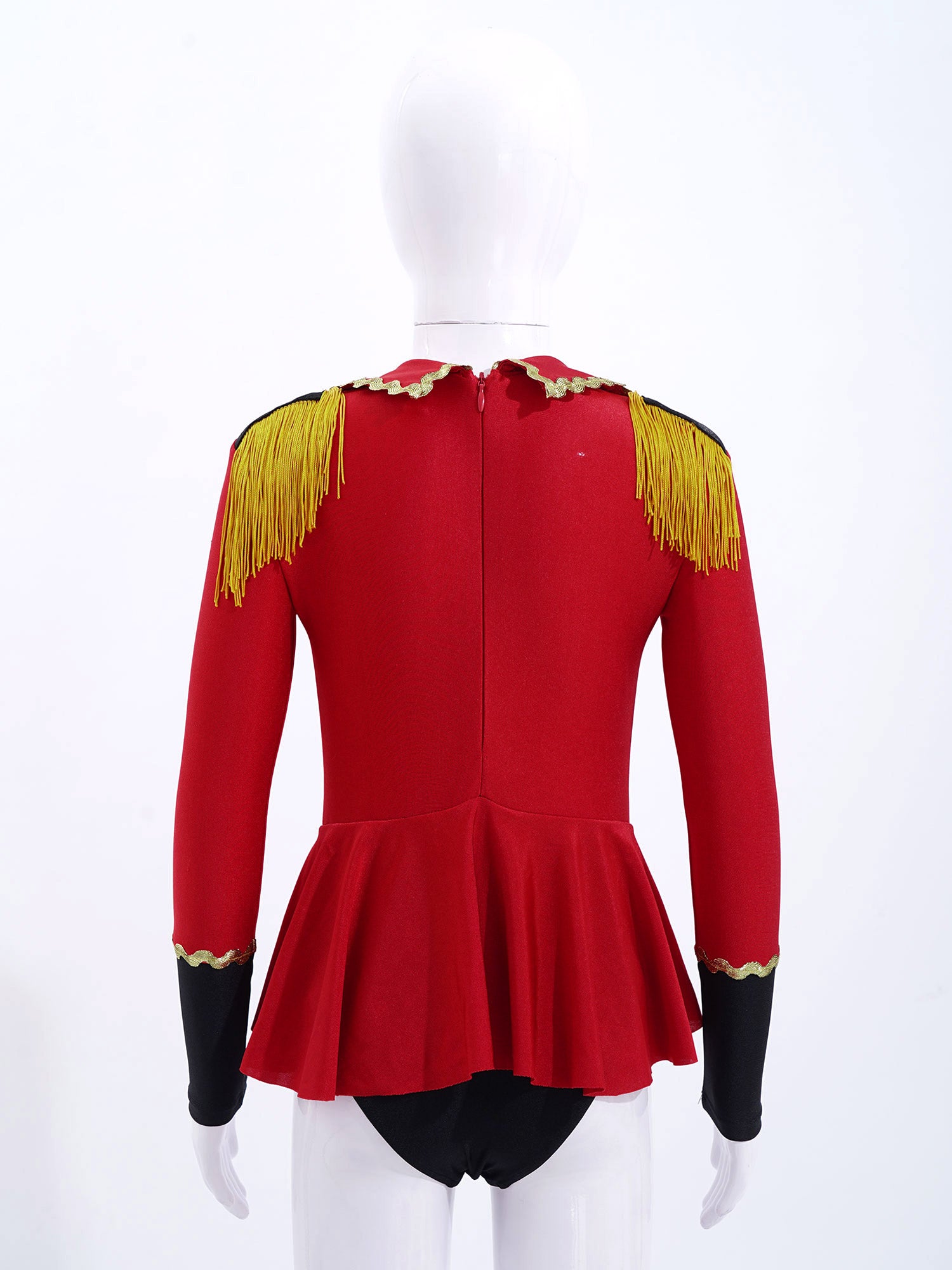 Girls Circus Ringmaster Jumpsuit Long Sleeve Patchwork Costume