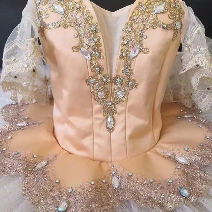 SS69 Professional Classical Pancake Ballet Tutu with 9-Layer Stiff Tulle