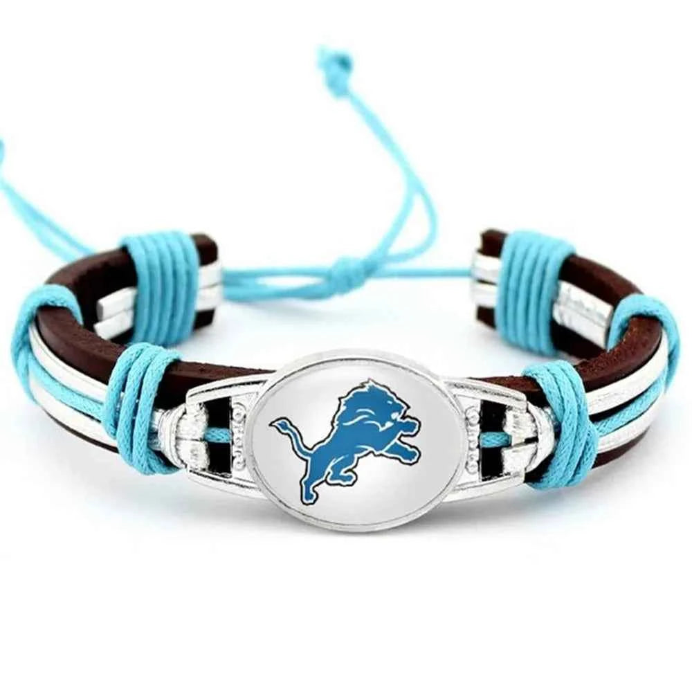 32 NFL Major League Football National Football League Leather Bracelet-Explosive Fashion Accessory