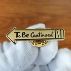 JoJos Bizarre Adventure Golden Wind Pins To Be Continued Arrow Badge JJBA Anime Art Collectible Brooch