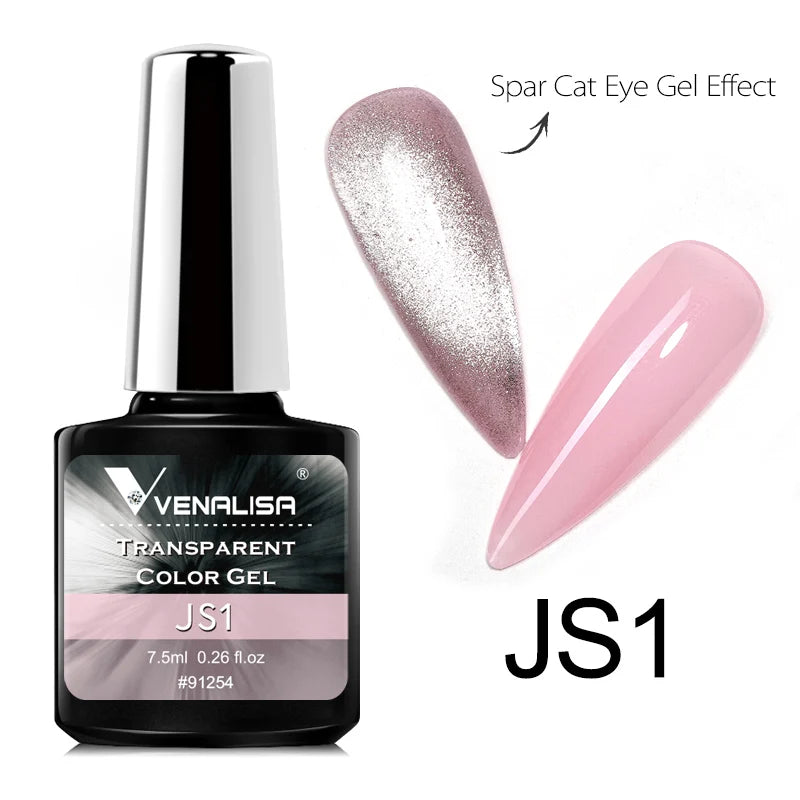 Venalisa Crystal Cat Eye Nail Gel Polish Magnetic Gel Nail Polish 7.5ml Soak Off UV LED Enamel UV Gel SS69