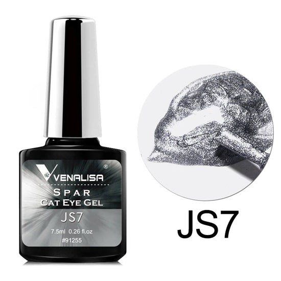 Venalisa Crystal Cat Eye Nail Gel Polish Magnetic Gel Nail Polish 7.5ml Soak Off UV LED Enamel UV Gel SS69 13.69 JS7 transparent