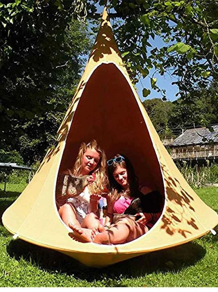 Outdoor Waterproof hammock Double Cacoon Hanging Chair Weight Capacity 80KG Outdoor and Indoor Use - Hanging Kit hanging tent