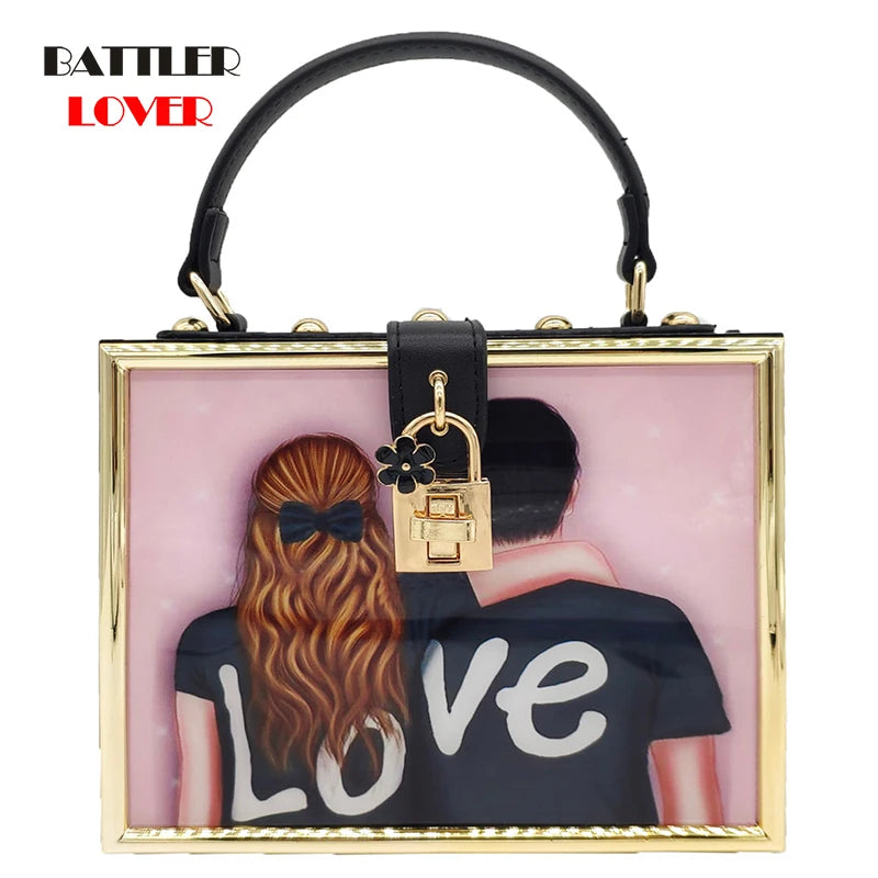 European Brand Design Chain Motorcycle Bags Women Clothing Shoulder Rivet Zipper Jacket Bag Messenger Bag Women Leather Handbags