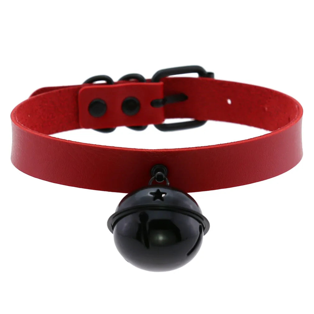 Punk Black Metal Tassel Red Choker Necklace Sexy Spiked Neck Strap Clavicle Collar Men Necklaces Hollween Women Y2K Jeweley Gift SS69 8.69 style21 red