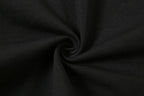 Patchwork Black T-shirts Gothic One Shoulder Sleeve Y2k Crop Tops Ruffles Hem Hip Hop Techwear Women Tees - SS69