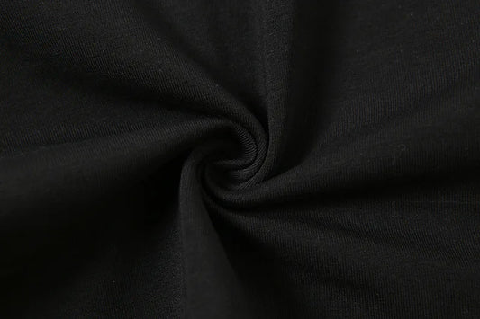 Patchwork Black T-shirts Gothic One Shoulder Sleeve Y2k Crop Tops Ruffles Hem Hip Hop Techwear Women Tees - SS69