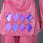 Miccostumes Giorno Giovanna Golden Wind Cosplay Costume PU Leather