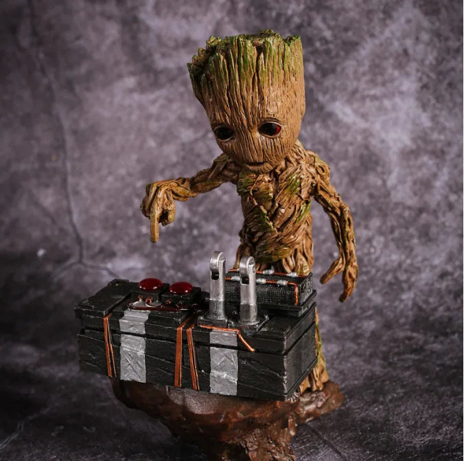 Marvel Guardians Of The Galaxy Groot Avengers Cute Baby Tree Man PVC Action Figure Toys 20cm SS69 22.69 no box