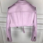 GO BALLISTIC Women's Sheepskin Leather Jacket - Short, Colorful