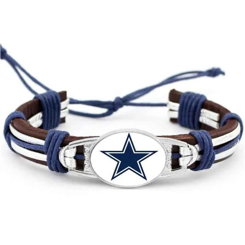 32 NFL Major League Football National Football League Leather Bracelet-Explosive Fashion Accessory