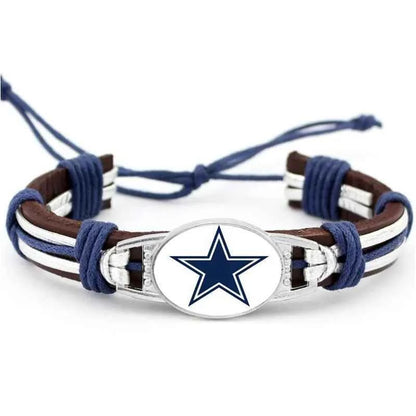 32 NFL Major League Football National Football League Leather Bracelet-Explosive Fashion Accessory