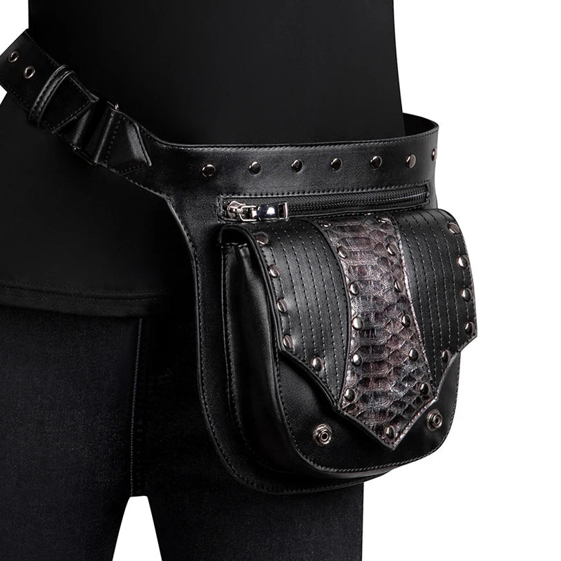 European Brand Design Chain Motorcycle Bags Women Clothing Shoulder Rivet Zipper Jacket Bag Messenger Bag Women Leather Handbags