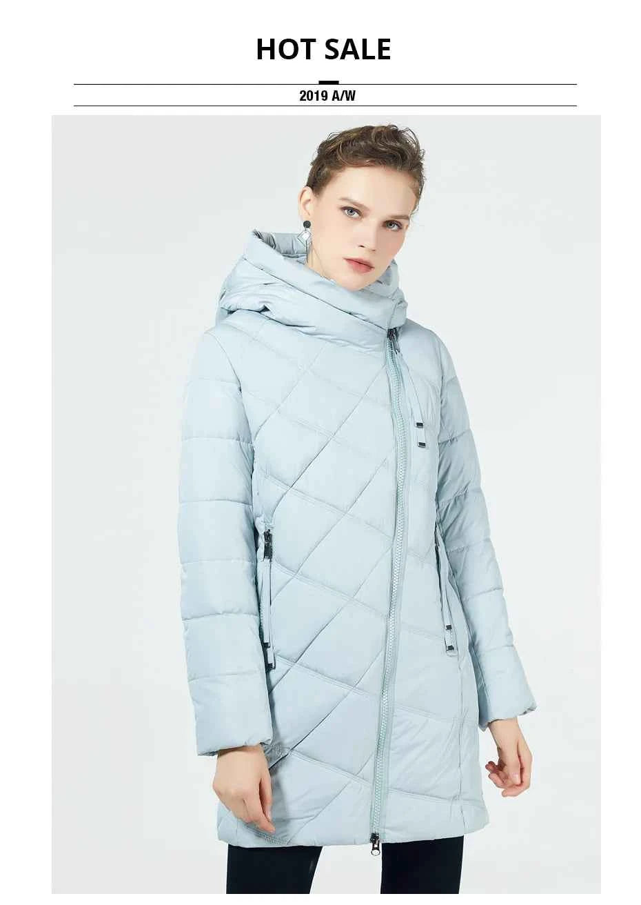 GASMAN 2022 Fashion Women Hooded Parka Down Winter Brand For Down Jacket Women Winter Thick Overcoat Women Jacets and Coat 18806