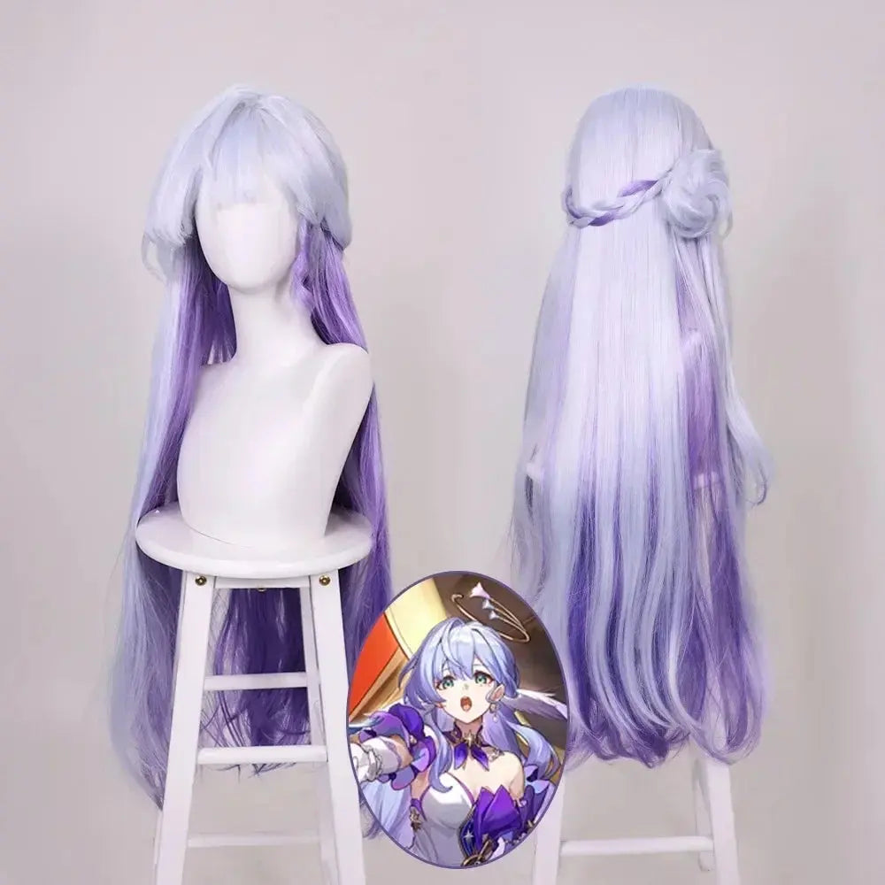 Honkai Star Rai Robin Cosplay Costume Anime Role Play Clothes Women Outfit Dress Robins COS Wig for Carnival Party SS69 34.69 Wig / S