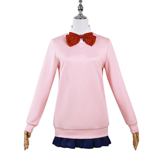 IN STOCK DAN DA DAN Anime Dandadan Cosplay Uniform Momo Ayase Cosplay Costume Full Set Cosplay Costume Outfit Shirt Skirt Sock SS69