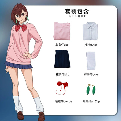 IN STOCK DAN DA DAN Anime Dandadan Cosplay Uniform Momo Ayase Cosplay Costume Full Set Cosplay Costume Outfit Shirt Skirt Sock SS69 51.69 Momo Ayase suit / L