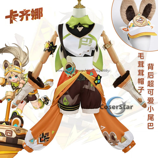IN STOCK Kachina Cosplay Costume Game Genshin Impact Kachina Cosplay Outfit Costume Full Set Anime Carnival Comic Con Prop SS69