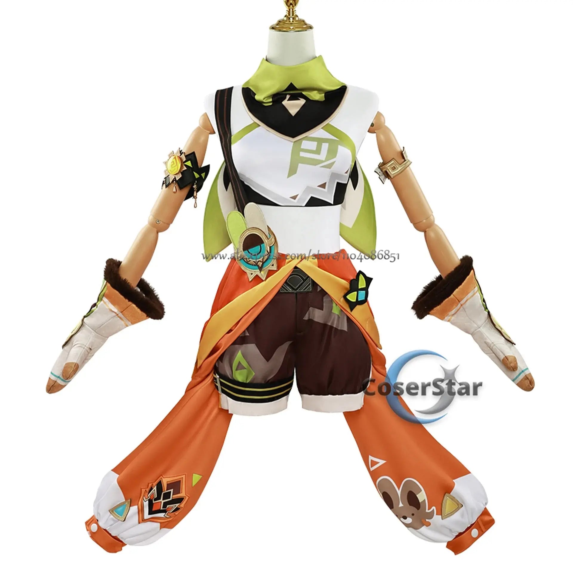 IN STOCK Kachina Cosplay Costume Game Genshin Impact Kachina Cosplay Outfit Costume Full Set Anime Carnival Comic Con Prop SS69