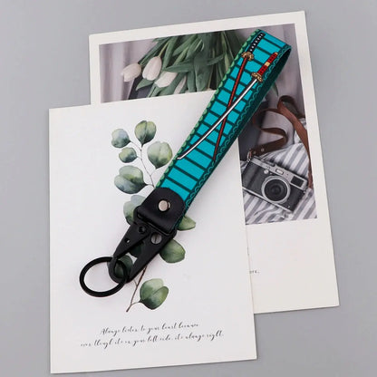 Japan Anime Key Chain Cool Character Keychain Keyring For Car Motorcycle Pendant Keys Holder Wrist Strap Hang Rope Key Tag Gifts SS69