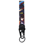 Japan Anime Key Chain Cool Character Keychain Keyring For Car Motorcycle Pendant Keys Holder Wrist Strap Hang Rope Key Tag Gifts SS69