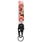 Japan Anime Key Chain Cool Character Keychain Keyring For Car Motorcycle Pendant Keys Holder Wrist Strap Hang Rope Key Tag Gifts SS69