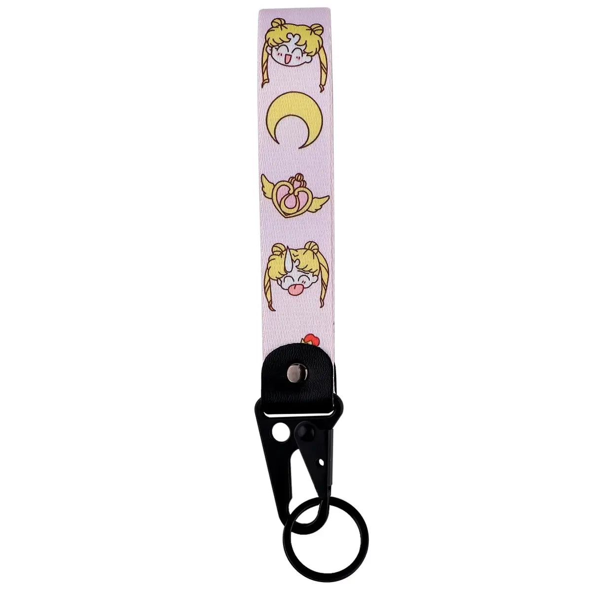Japan Anime Key Chain Cool Character Keychain Keyring For Car Motorcycle Pendant Keys Holder Wrist Strap Hang Rope Key Tag Gifts SS69