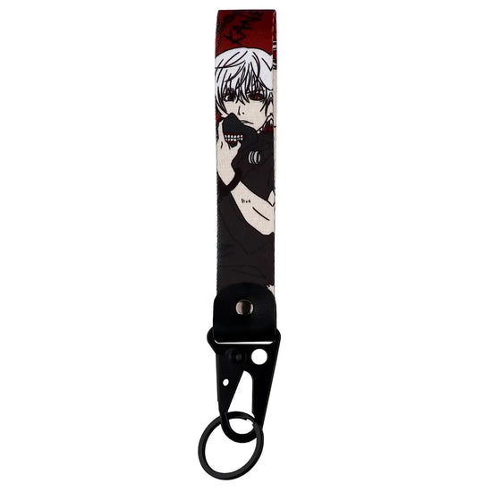 Japan Anime Key Chain Cool Character Keychain Keyring For Car Motorcycle Pendant Keys Holder Wrist Strap Hang Rope Key Tag Gifts SS69 6.69 16