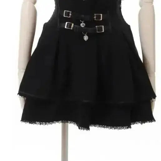 Japan Style High Waist Pleated Mini Skirts Bow Knot Design Mini Skirts Kawaii Slim Fit A-line Skirts Pink Lace Skirts For Women SS69