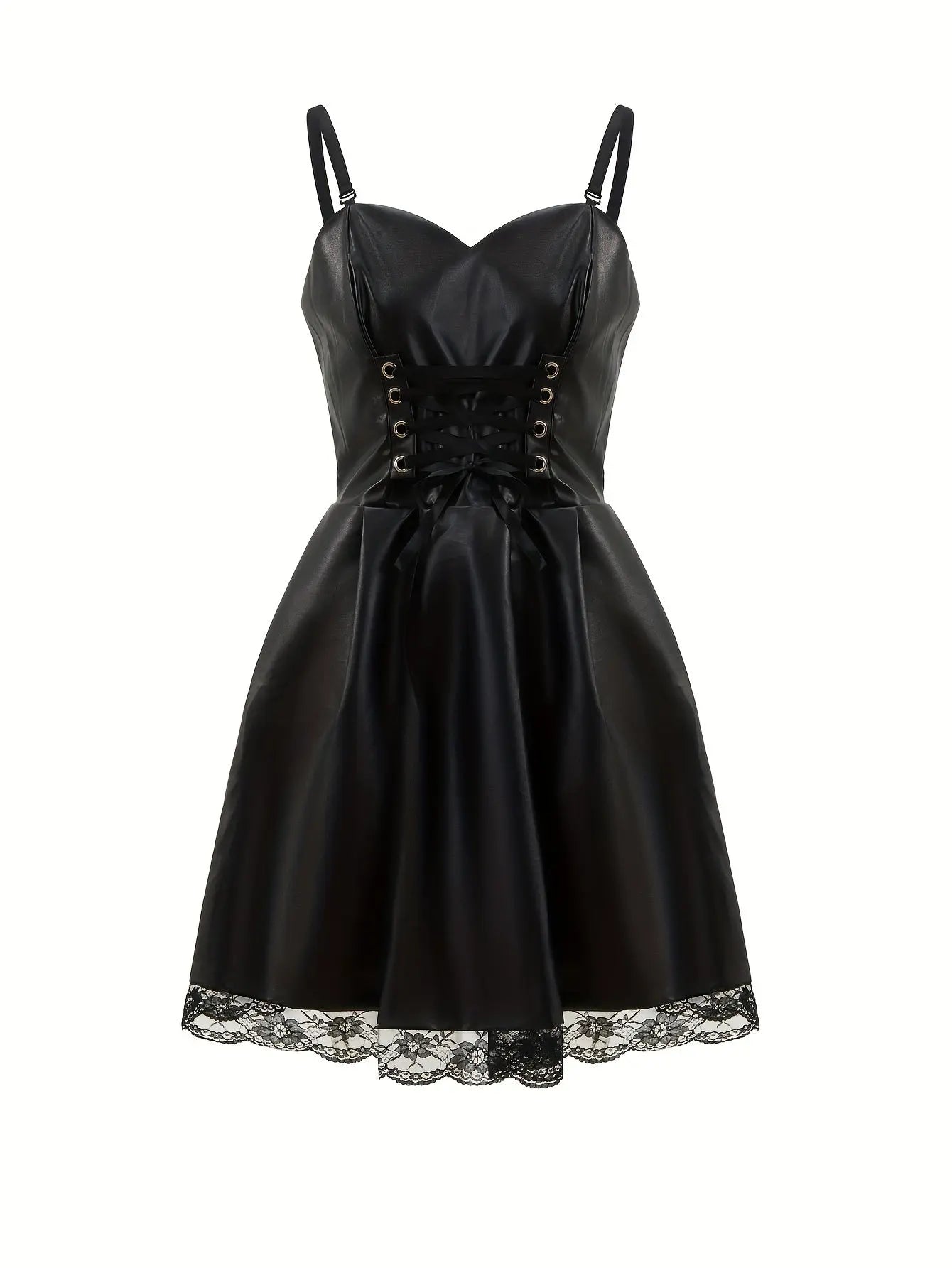 Japanese Anime Cosplay Dress, Lace Trim Goth Style Costume, Women's Clothing SS69