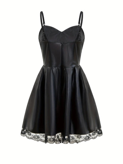 Japanese Anime Cosplay Dress, Lace Trim Goth Style Costume, Women's Clothing SS69