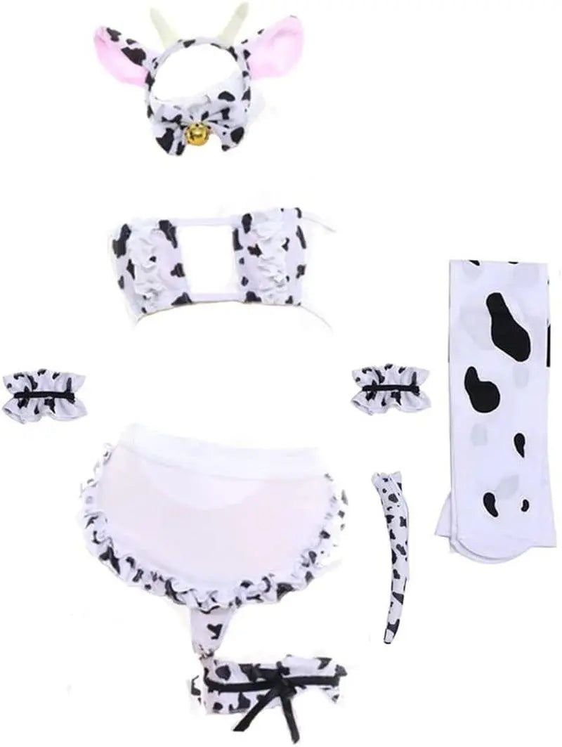 Jasmygirls Sexy Maid Cosplay | Kawaii Anime Bikini Set Mini Leopard - SS69