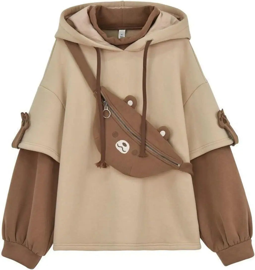 Kawaii Hoodies with Bag - SS69