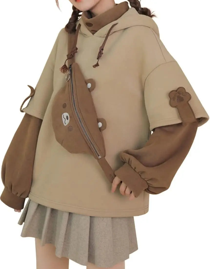 Kawaii Hoodies with Bag - SS69