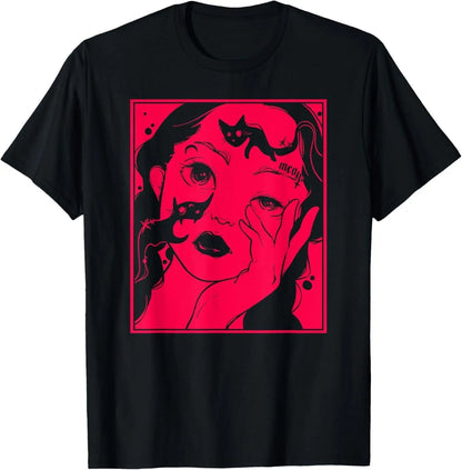 Kawaii Soft Grunge E-Girl Aesthetic | Harajuku Manga Anime Maglietta - SS69