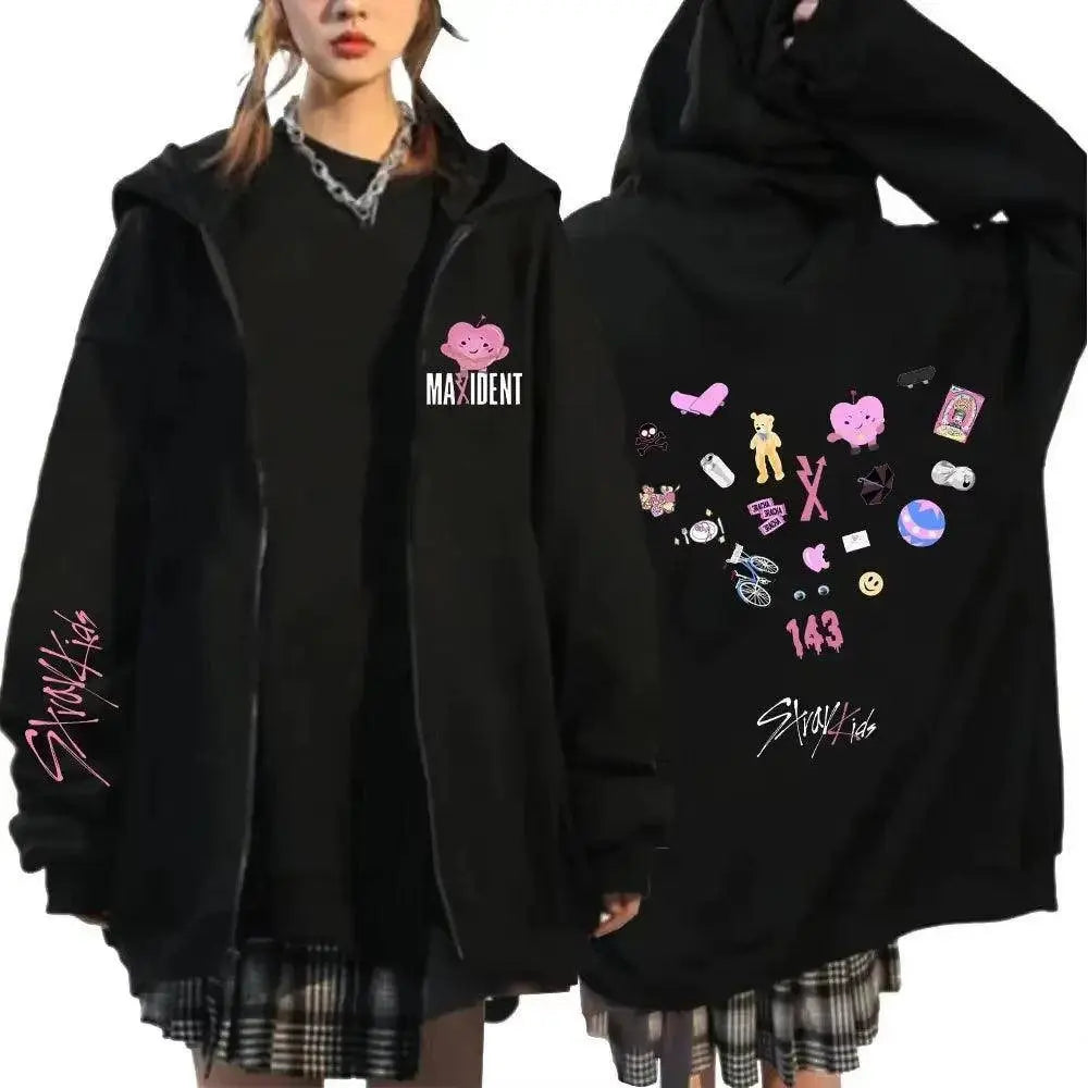 Kpop Harajuku Style Hooded Sweatshirt - SS69