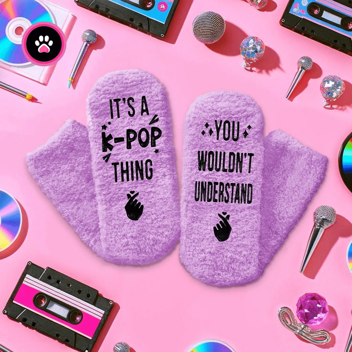 Kpop Music Gifts Teen Girls - Gifts for K-Pop Fans Lover, Kpop Merch Korean Drama Gifts, Music Socks for Women - SS69